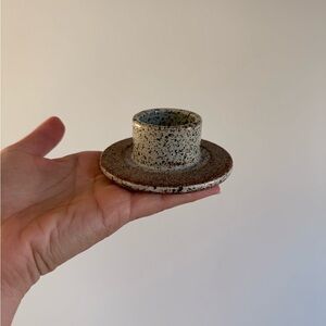 Kat and Roger Speckled Ceramic Match Holder